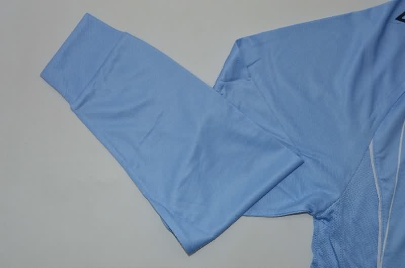 Thailand Quality(AAA) 2007/08 Manchester City Home Retro Long Sleeve Soccer Jersey