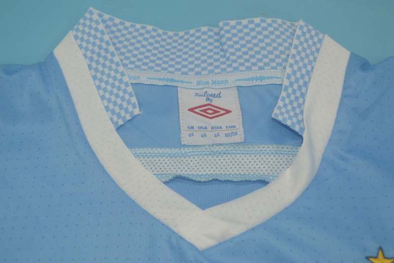 Thailand Quality(AAA) 2011/12 Manchester City Home Retro Soccer Jersey