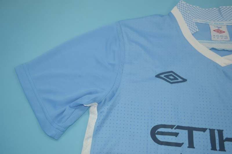 Thailand Quality(AAA) 2011/12 Manchester City Home Retro Soccer Jersey