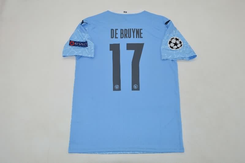 Thailand Quality(AAA) 2020/21 Manchester City Home Retro Soccer Jersey