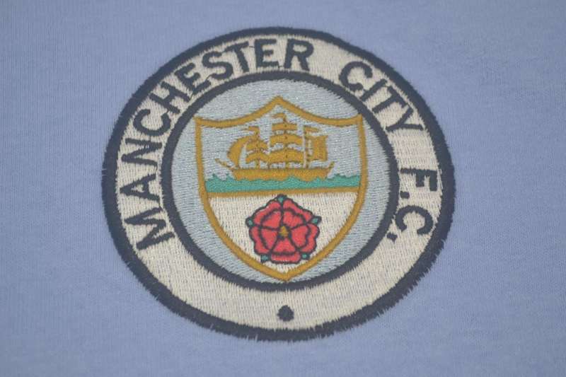 Thailand Quality(AAA) 1972/75 Manchester City Home Retro Soccer Jersey