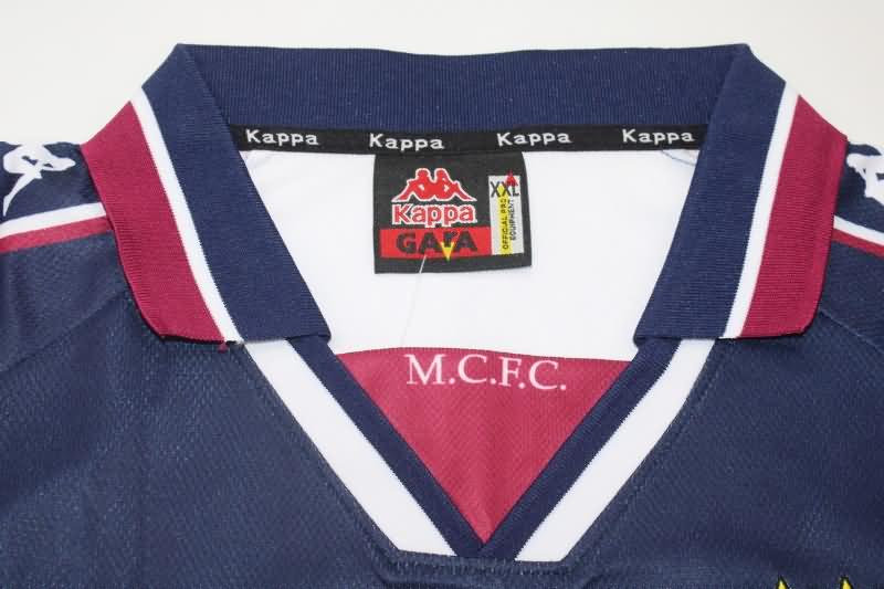 Thailand Quality(AAA) 1997/98 Manchester City Away Retro Soccer Jersey