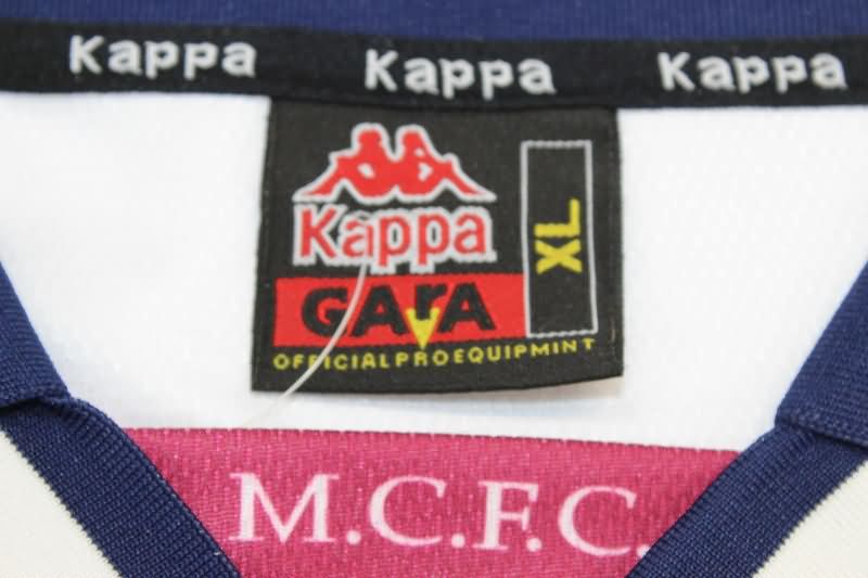 Thailand Quality(AAA) 1997/98 Manchester City Away Long Sleeve Retro Soccer Jersey