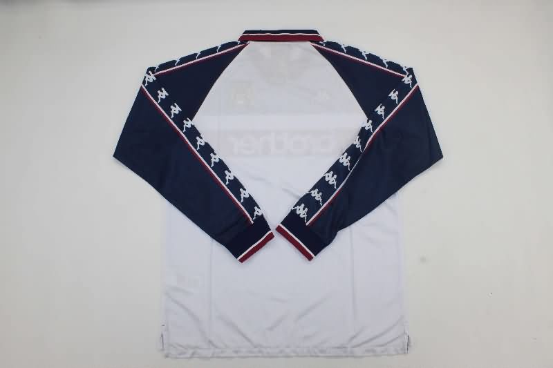 Thailand Quality(AAA) 1997/98 Manchester City Away Long Sleeve Retro Soccer Jersey