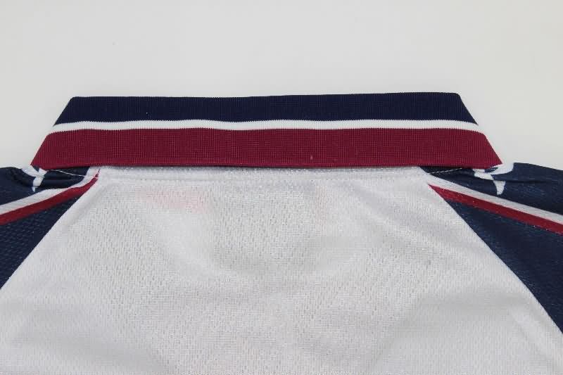 Thailand Quality(AAA) 1997/98 Manchester City Away Long Sleeve Retro Soccer Jersey