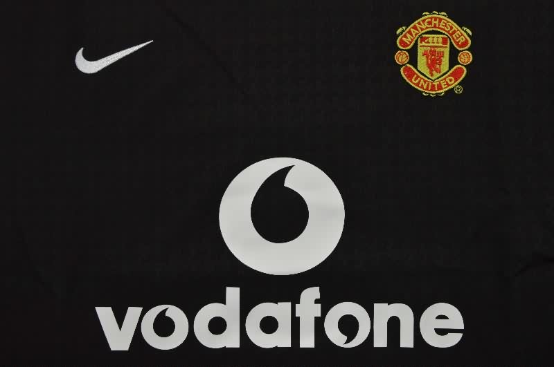 Thailand Quality(AAA) 2003/04 Manchester United Away Retro Long Sleeve Soccer Jersey