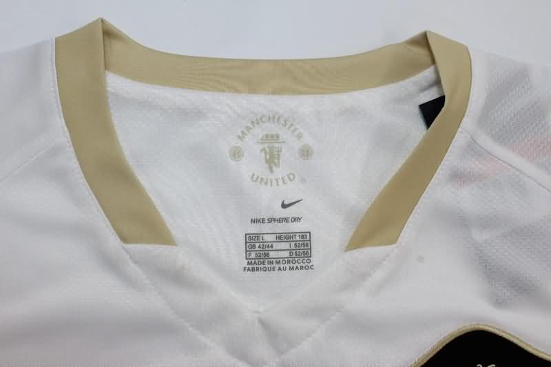 Thailand Quality(AAA) 2006/07 Manchester United Away LS Retro Soccer Jersey