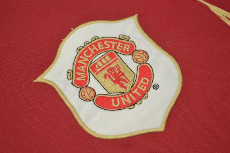 Thailand Quality(AAA) 2006/07 Manchester United Home Retro Soccer Jersey