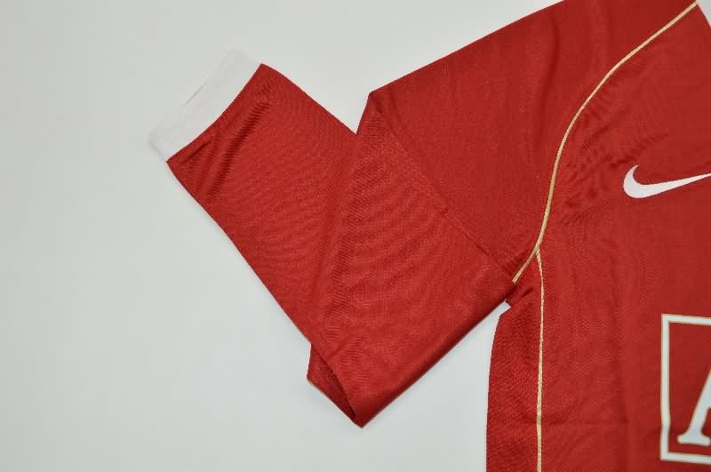 Thailand Quality(AAA) 2006/07 Manchester United Home Long Retro Soccer Jersey(Player)