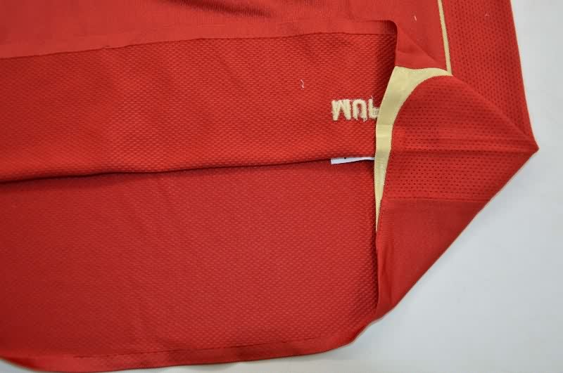 Thailand Quality(AAA) 2006/07 Manchester United Home Long Retro Soccer Jersey(Player)