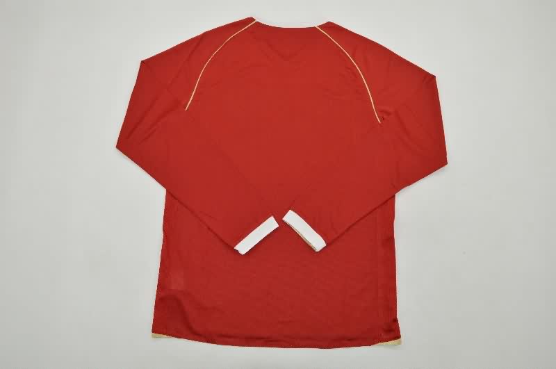 Thailand Quality(AAA) 2006/07 Manchester United Home Long Retro Soccer Jersey(Player)