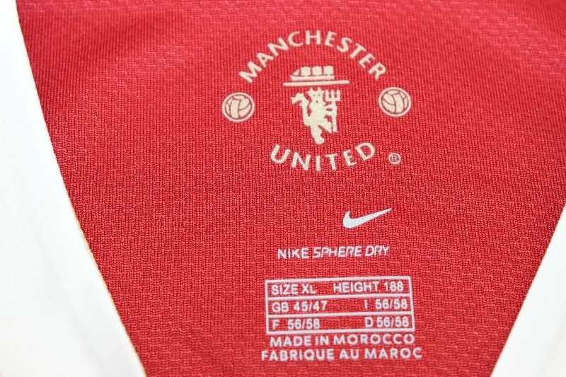 Thailand Quality(AAA) 2006/07 Manchester United Home Retro Soccer Jersey(Player)