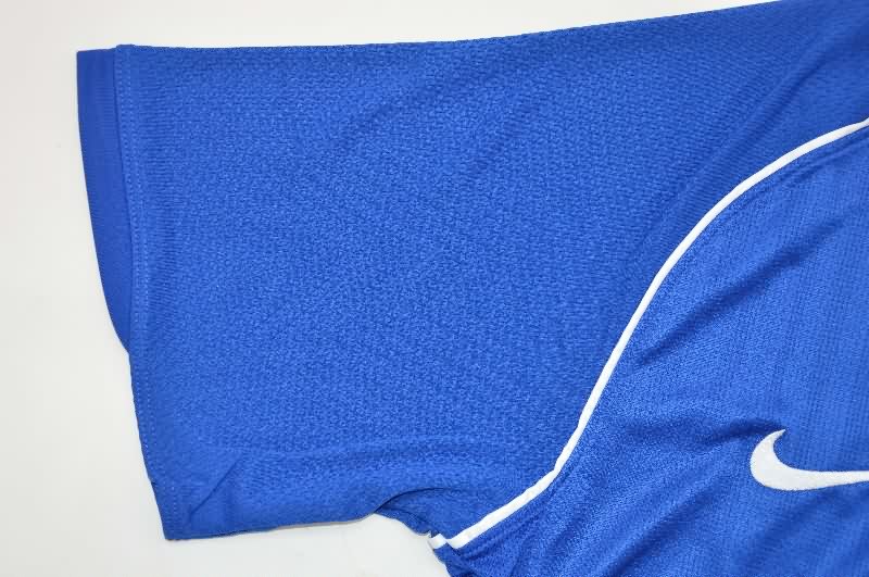 Thailand Quality(AAA) 2007/08 Manchester United Goalkeeper Blue Retro Soccer Jersey