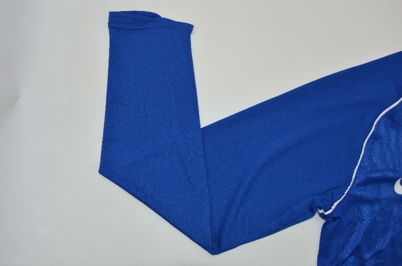 Thailand Quality(AAA) 2007/08 Manchester United Goalkeeper Blue LS Retro Soccer Jersey