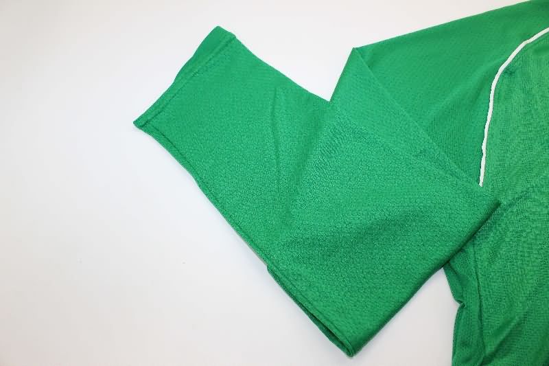 Thailand Quality(AAA) 2007/08 Manchester United Goalkeeper Green Long Retro Soccer Jersey