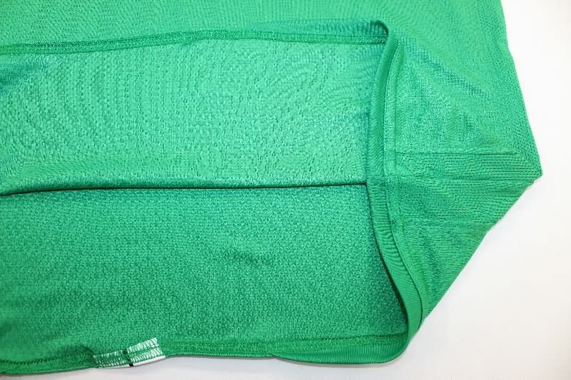 Thailand Quality(AAA) 2007/08 Manchester United Goalkeeper Green Long Retro Soccer Jersey
