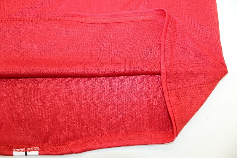 Thailand Quality(AAA) 2007/09 Manchester United Home Long Retro Soccer Jersey (Player)