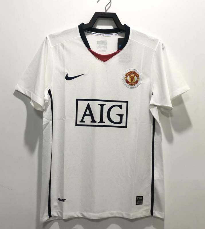 Thailand Quality(AAA) 2008/09 Manchester United Away Retro Soccer Jersey