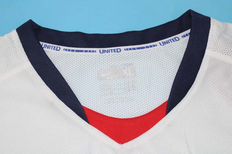 Thailand Quality(AAA) 2008/09 Manchester United Away Final Retro Soccer Jersey(L/S)