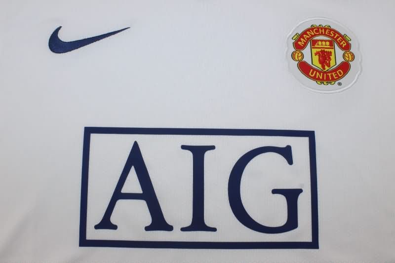 Thailand Quality(AAA) 2008/09 Manchester United Away Retro Soccer Jersey(Player)