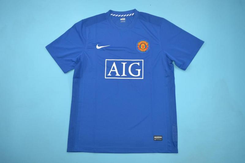 Thailand Quality(AAA) 2008/09 Manchester United Third Retro Soccer Jersey