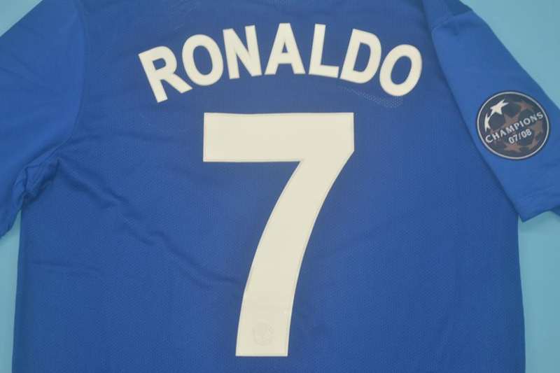 Thailand Quality(AAA) 2008/09 Manchester United Third Retro Soccer Jersey