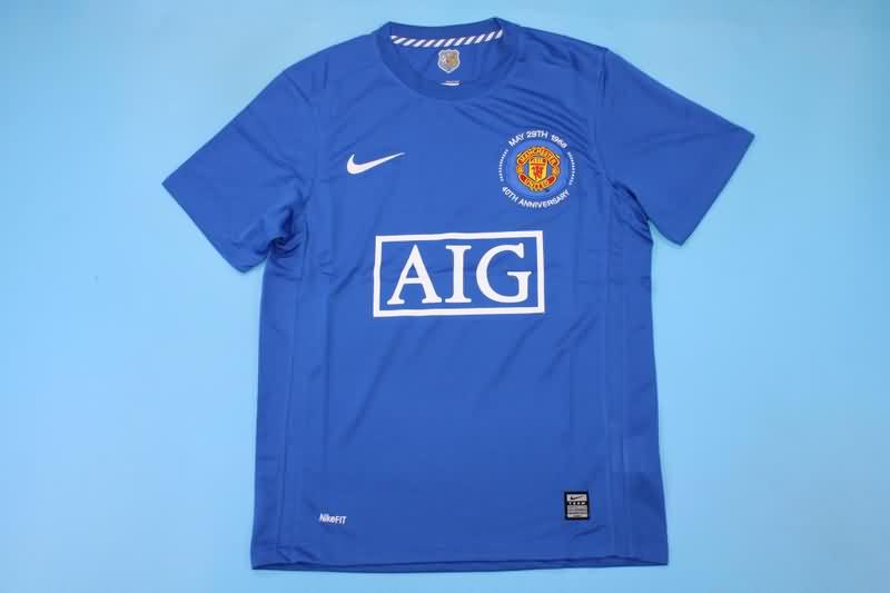 Thailand Quality(AAA) 2008/09 Manchester United Third 40th Anniversary Retro Jersey