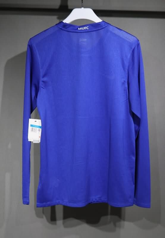 Thailand Quality(AAA) 2008/09 Manchester United Third Long Sleeve Retro Soccer Jersey(Player)