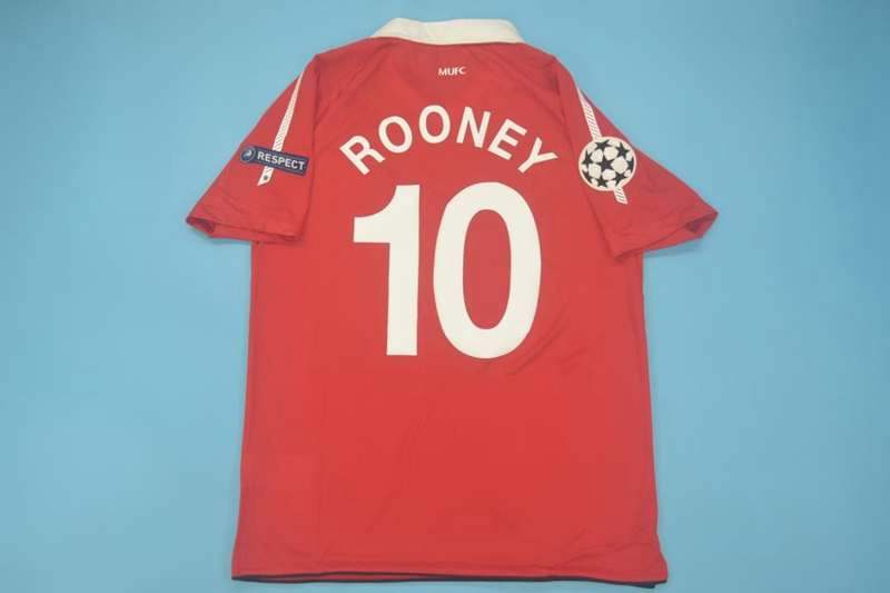 Thailand Quality(AAA) 2010/11 Manchester United Home Retro Soccer Jersey