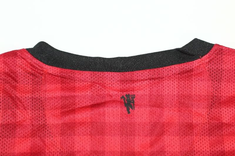 Thailand Quality(AAA) 2012/13 Manchester United Home Retro Soccer Jersey (Player)