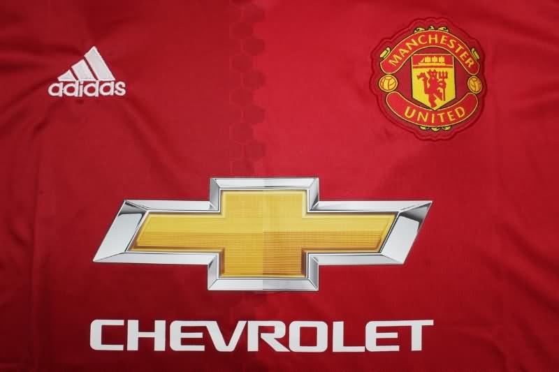 Thailand Quality(AAA) 2016/17 Manchester United Home Retro Soccer Jersey