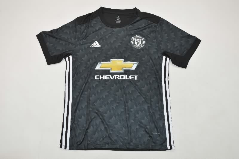Thailand Quality(AAA) 2017/18 Manchester United Away Retro Soccer Jersey