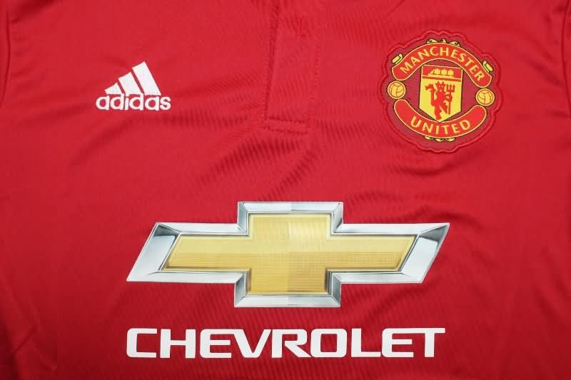 Thailand Quality(AAA) 2017/18 Manchester United Home Retro Soccer Jersey