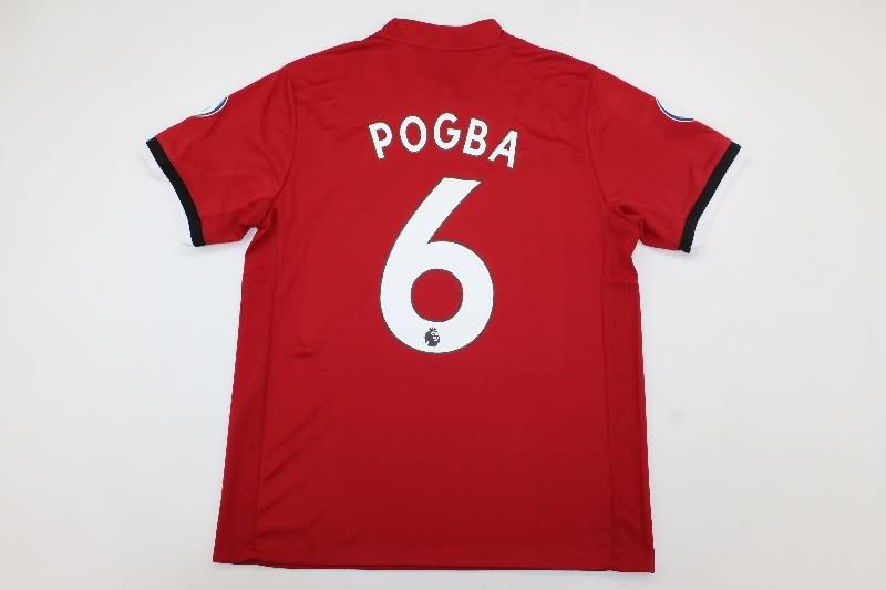 Thailand Quality(AAA) 2017/18 Manchester United Home Retro Soccer Jersey