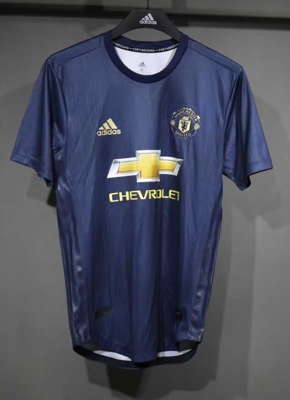 Thailand Quality(AAA) 2018/19 Manchester United Third Retro Soccer Jersey (Player)