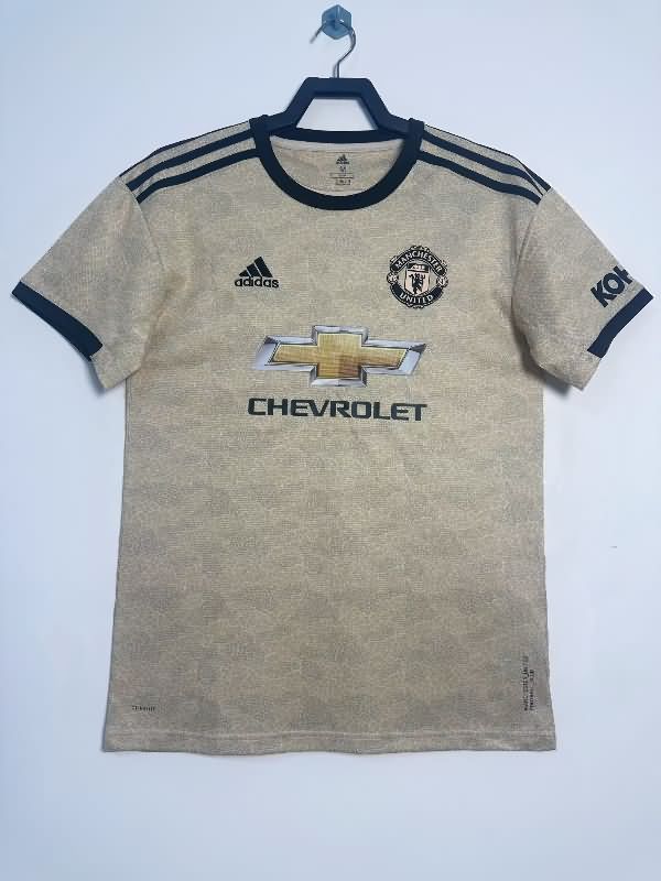 Thailand Quality(AAA) 2019/20 Manchester United Away Retro Soccer Jersey