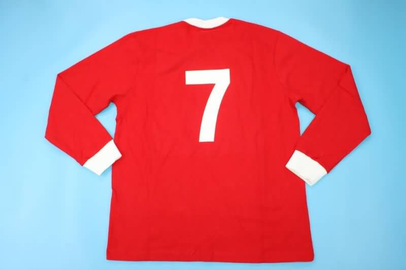 Thailand Quality(AAA) 1963 Manchester United Home Long Slevee Retro Soccer Jersey