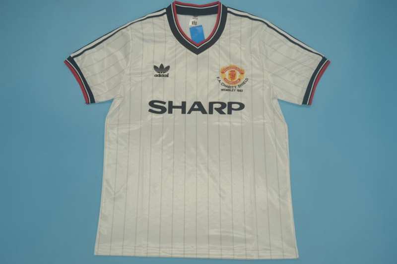 Thailand Quality(AAA) 1983 Manchester United FA Finals Retro Soccer Jersey