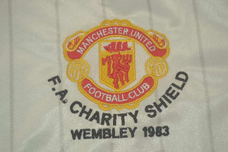 Thailand Quality(AAA) 1983 Manchester United FA Finals Retro Soccer Jersey