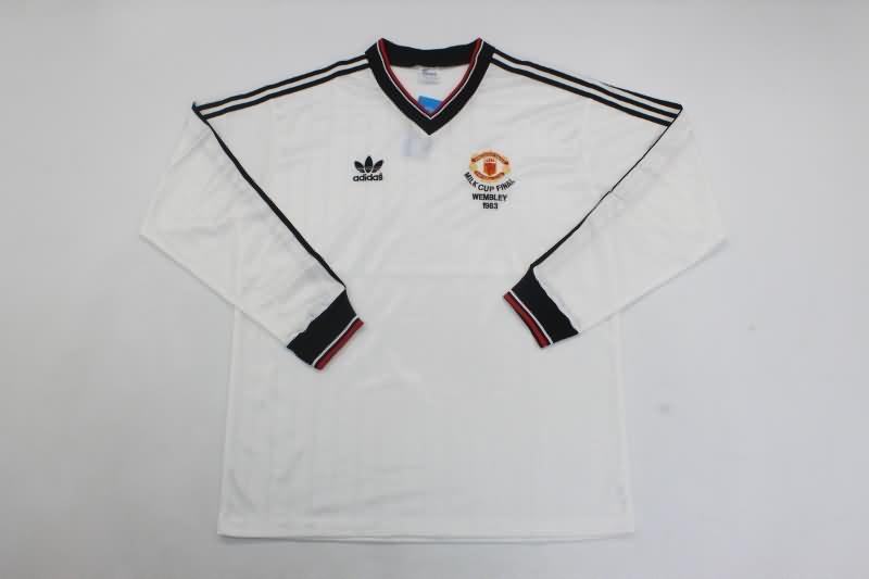Thailand Quality(AAA) 1983 Manchester United FA Final Long Sleeve Retro Soccer Jersey