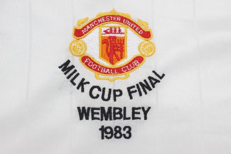 Thailand Quality(AAA) 1983 Manchester United FA Final Long Sleeve Retro Soccer Jersey