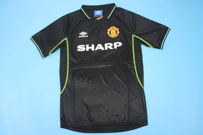 Thailand Quality(AAA) 1998 Manchester United Away Soccer Jersey