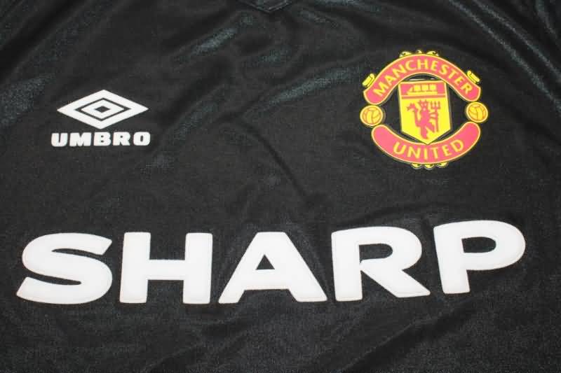 Thailand Quality(AAA) 1998 Manchester United Away Soccer Jersey