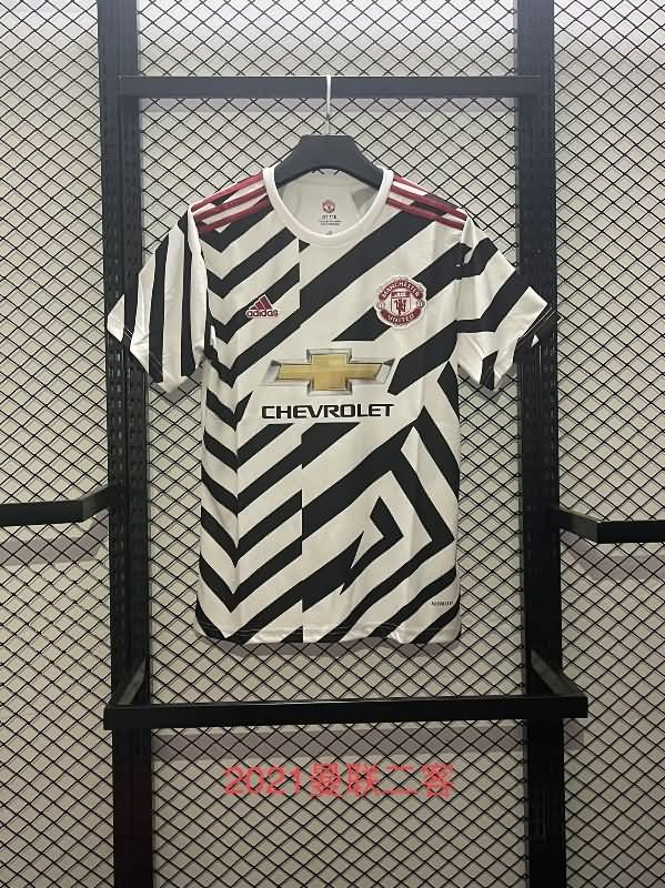 Thailand Quality(AAA) 2020/21 Manchester United Third Retro Soccer Jersey
