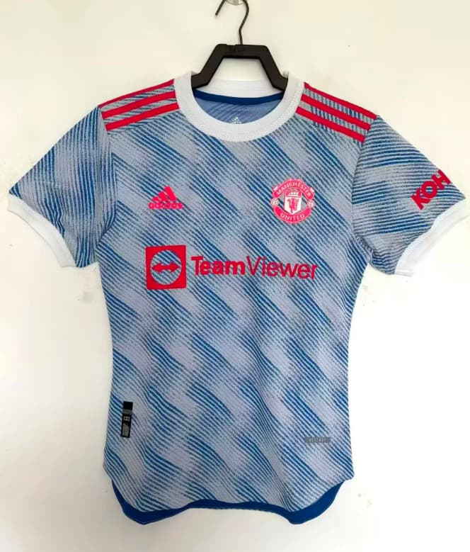 Thailand Quality(AAA) 2021/22 Manchester United Away Retro Soccer Jersey (Player) Thailand Quality(AAA) 2021/22 Manchester United Away Retro Soccer Jersey (Player)