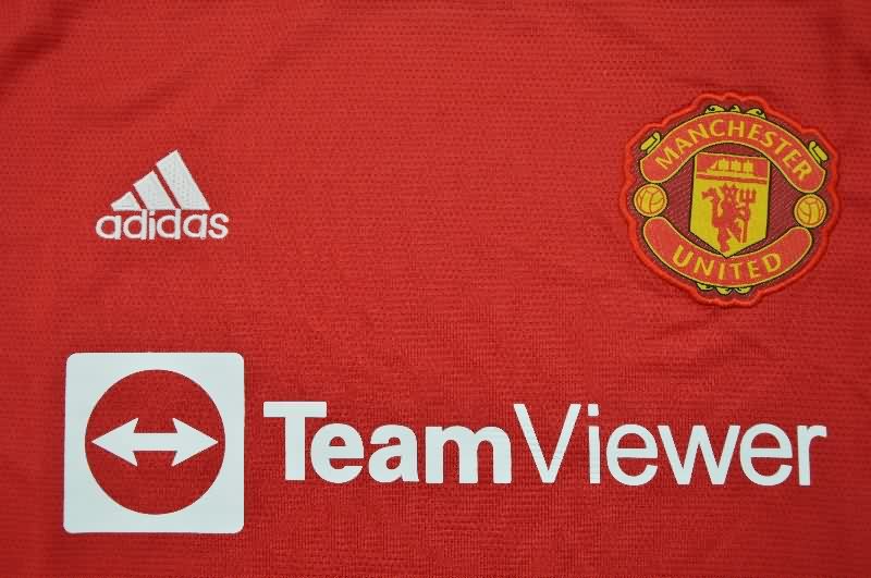 Thailand Quality(AAA) 2021/22 Manchester United Home Retro Soccer Jersey