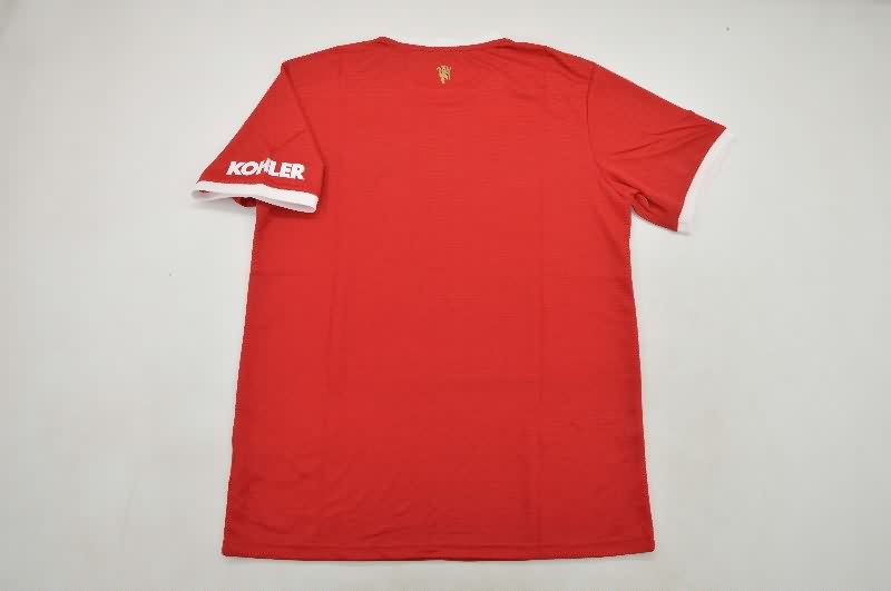 Thailand Quality(AAA) 2021/22 Manchester United Home Retro Soccer Jersey