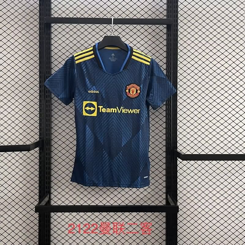 Thailand Quality(AAA) 2021/22 Manchester United Third Retro Soccer Jersey