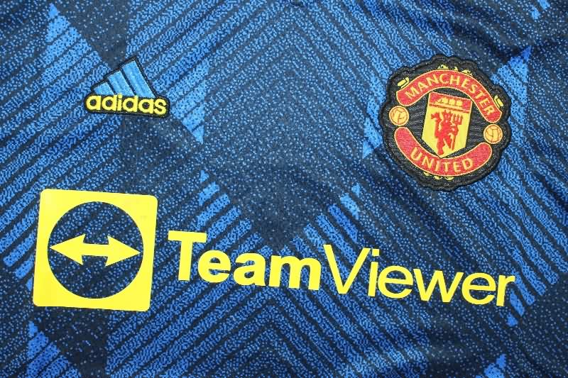 Thailand Quality(AAA) 2021/22 Manchester United Third Retro Soccer Jersey
