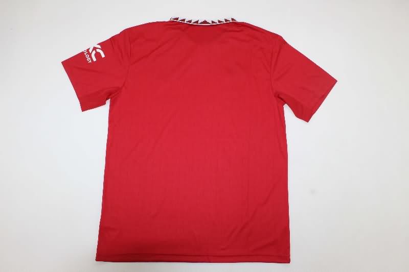 Thailand Quality(AAA) 2022/23 Manchester United Home Retro Soccer Jersey